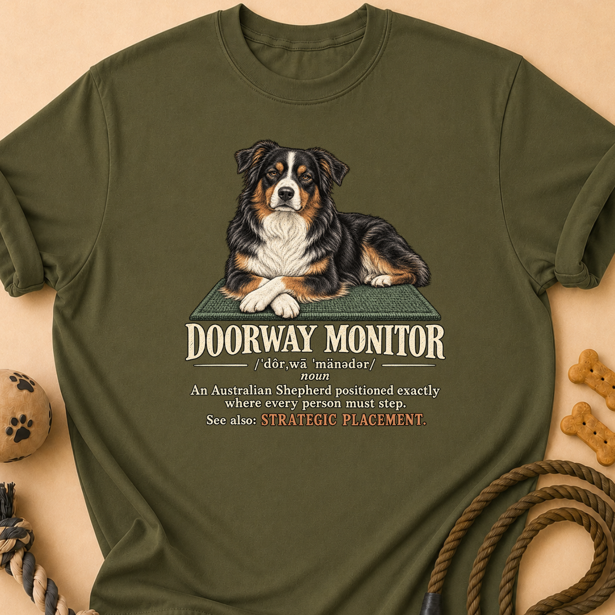 Doorway Monitor Aussie T-Shirt