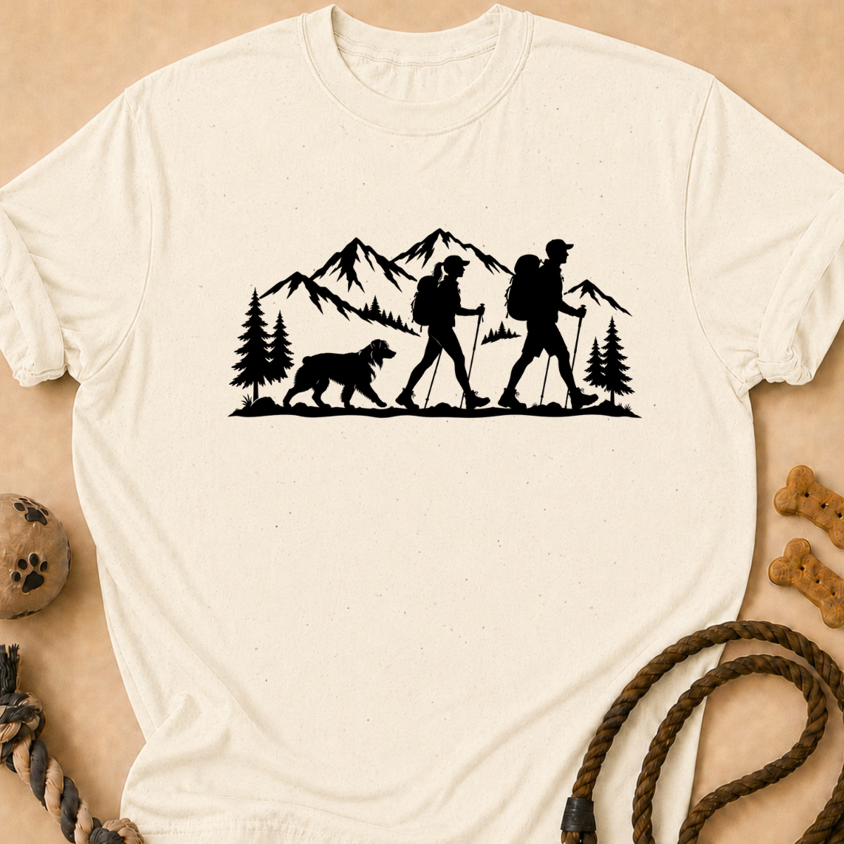 Hiking with Aussie T-Shirt
