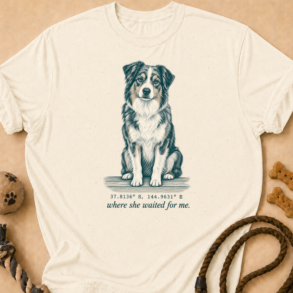 She Waited - Aussie T-Shirt