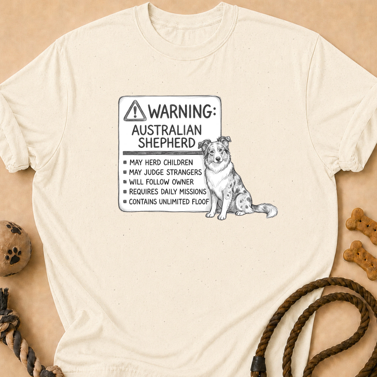 Warning Aussie T-Shirt