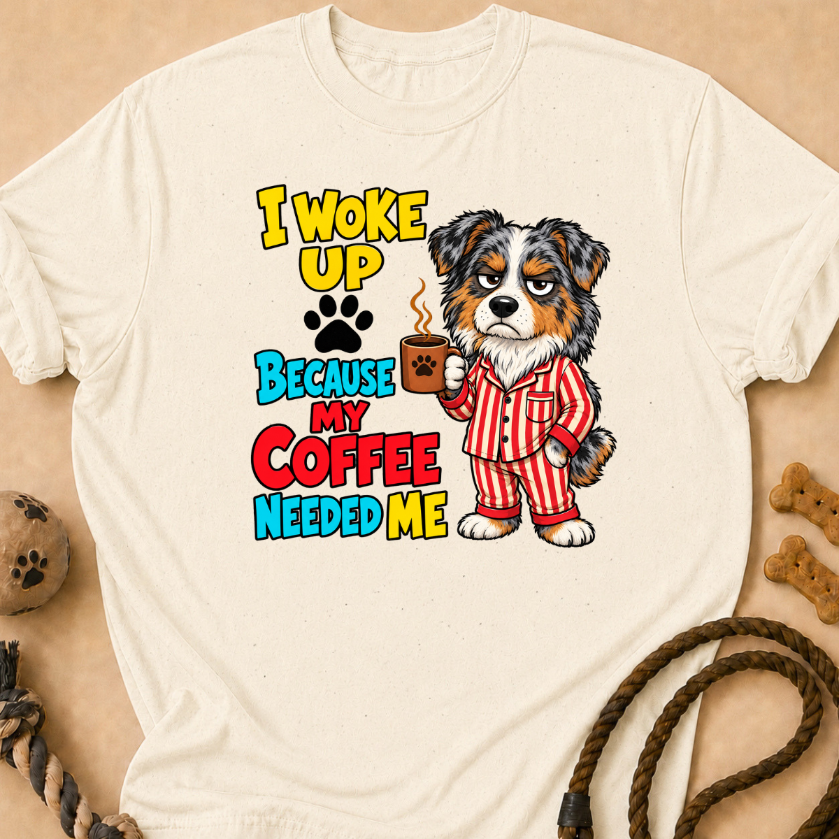 Coffee Needed Me Aussie T-Shirt