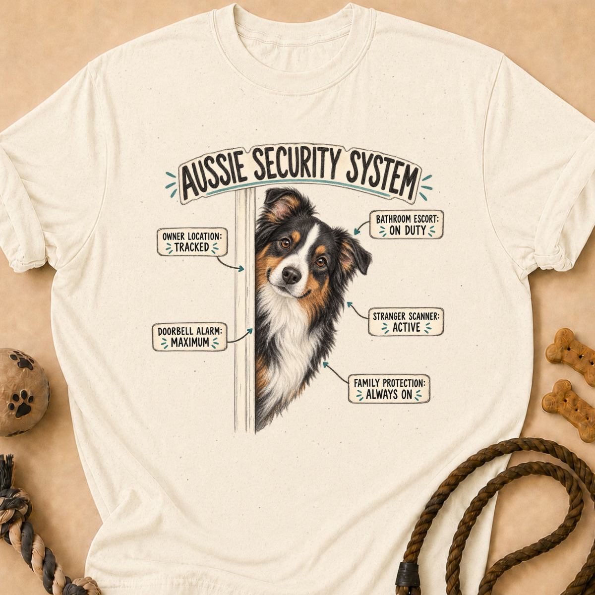 Aussie Security System T-Shirt