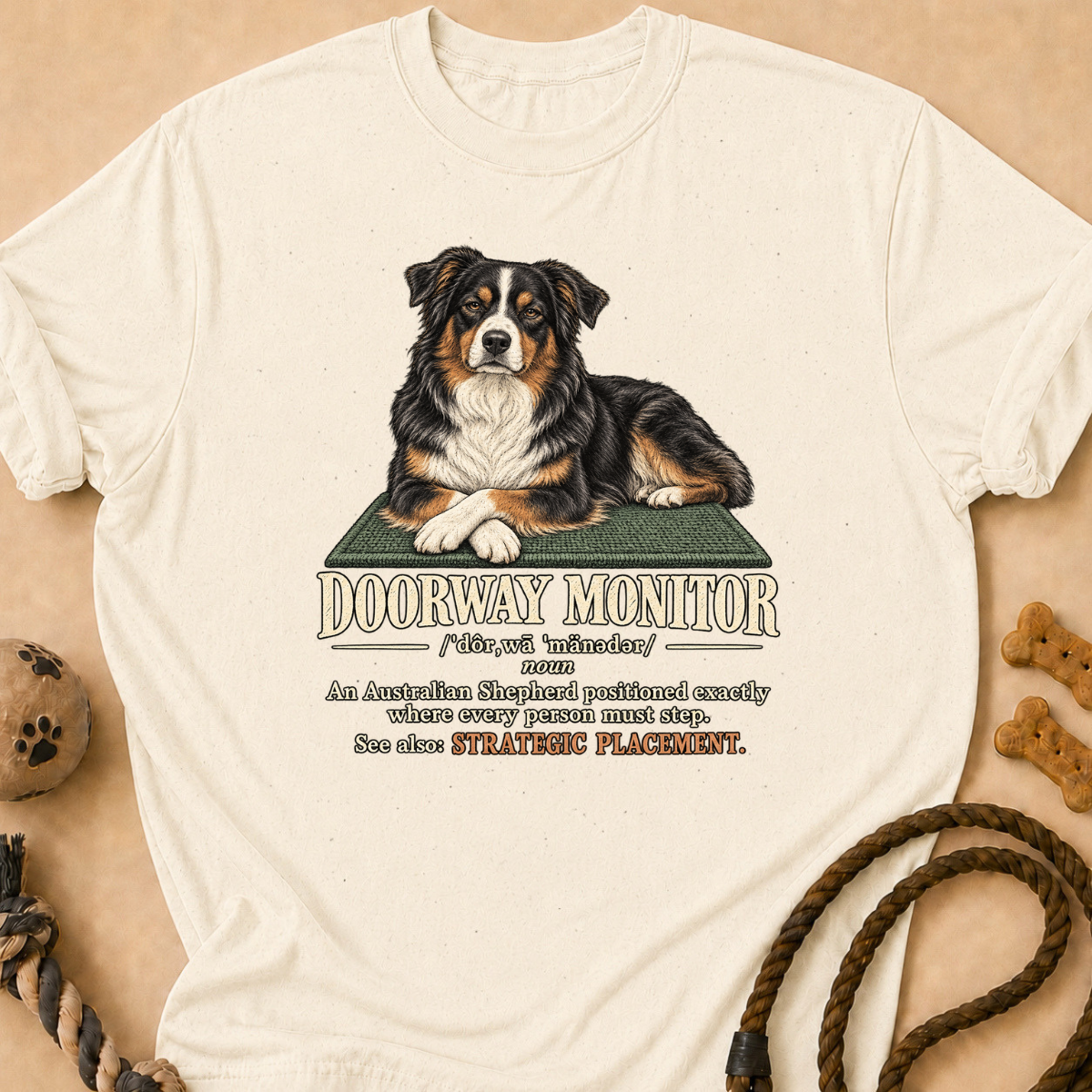 Doorway Monitor Aussie T-Shirt