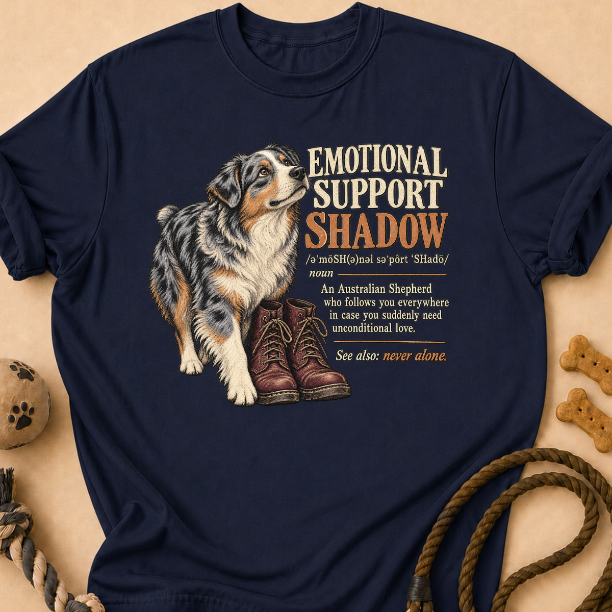 Emotional Support Aussie T-Shirt