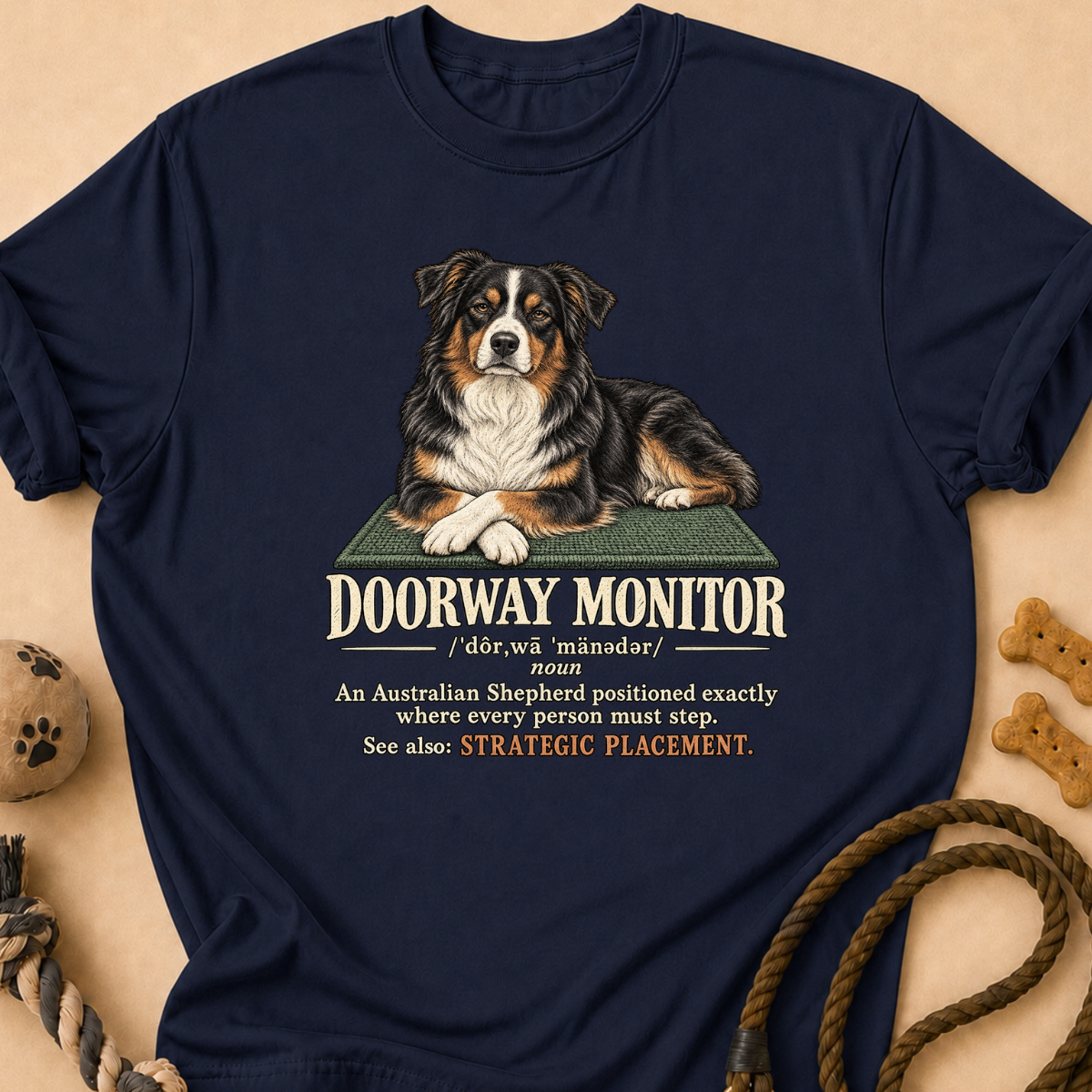 Doorway Monitor Aussie T-Shirt