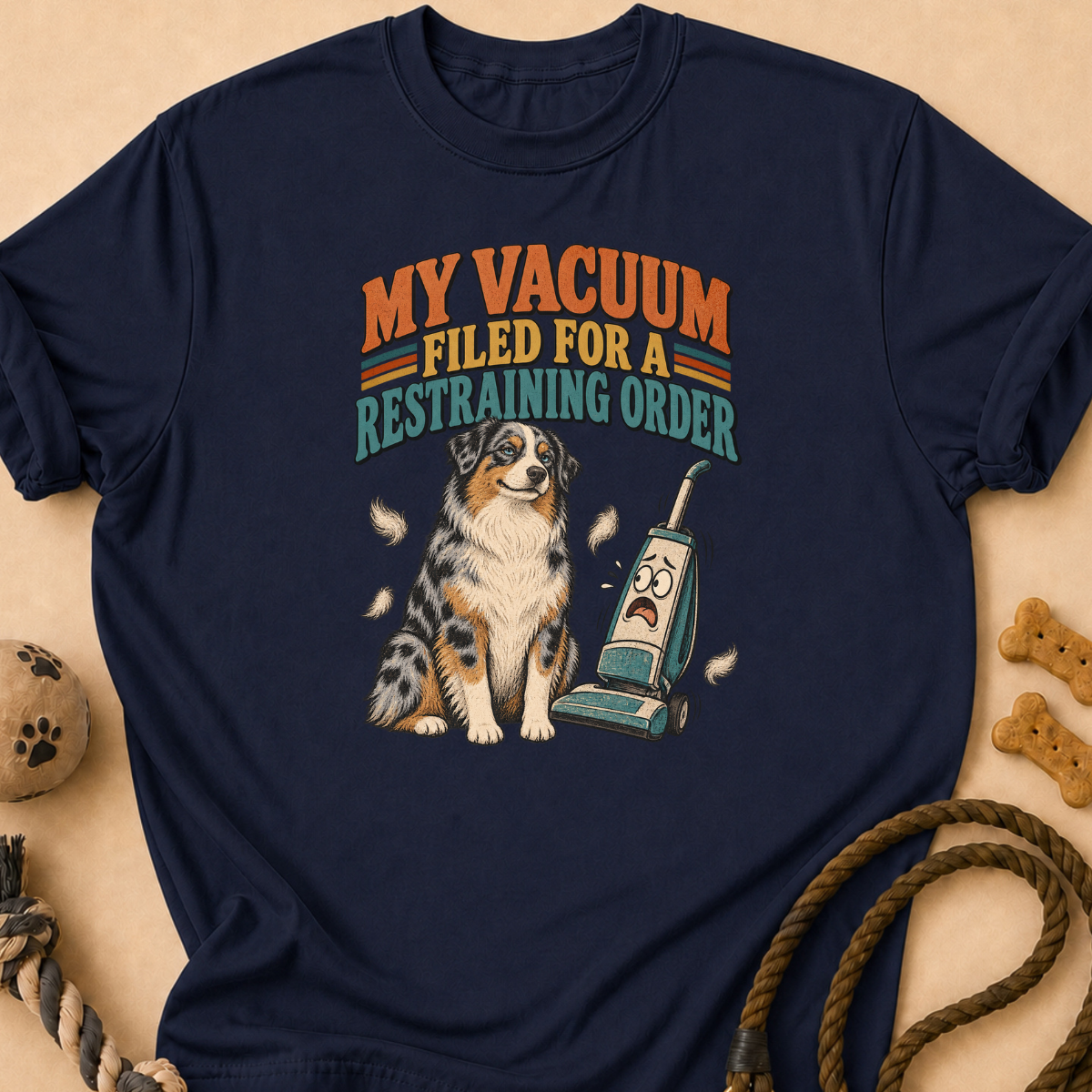 Vacuum Restraining Order Aussie T-Shirt