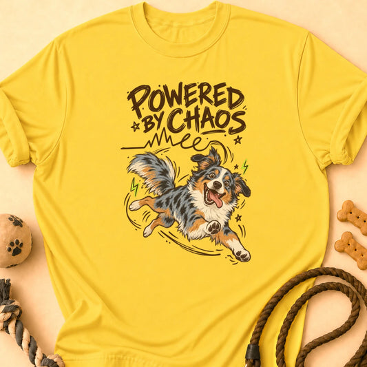 Powered by Chaos Aussie T-Shirt