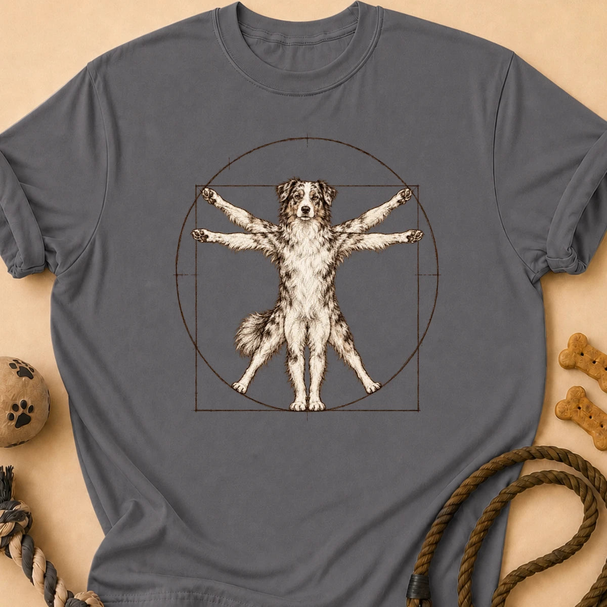Vitruvian Aussie T-Shirt