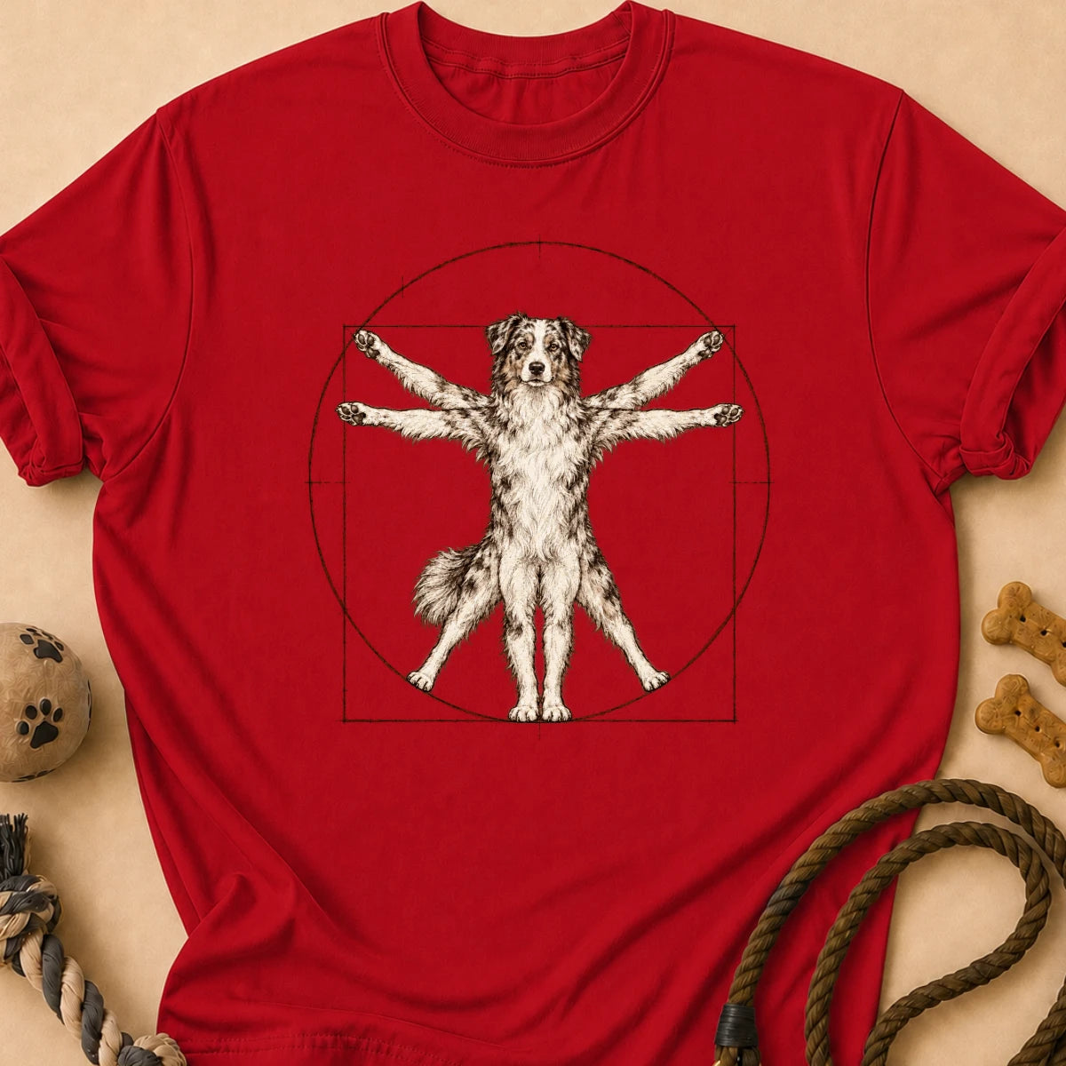 Vitruvian Aussie T-Shirt