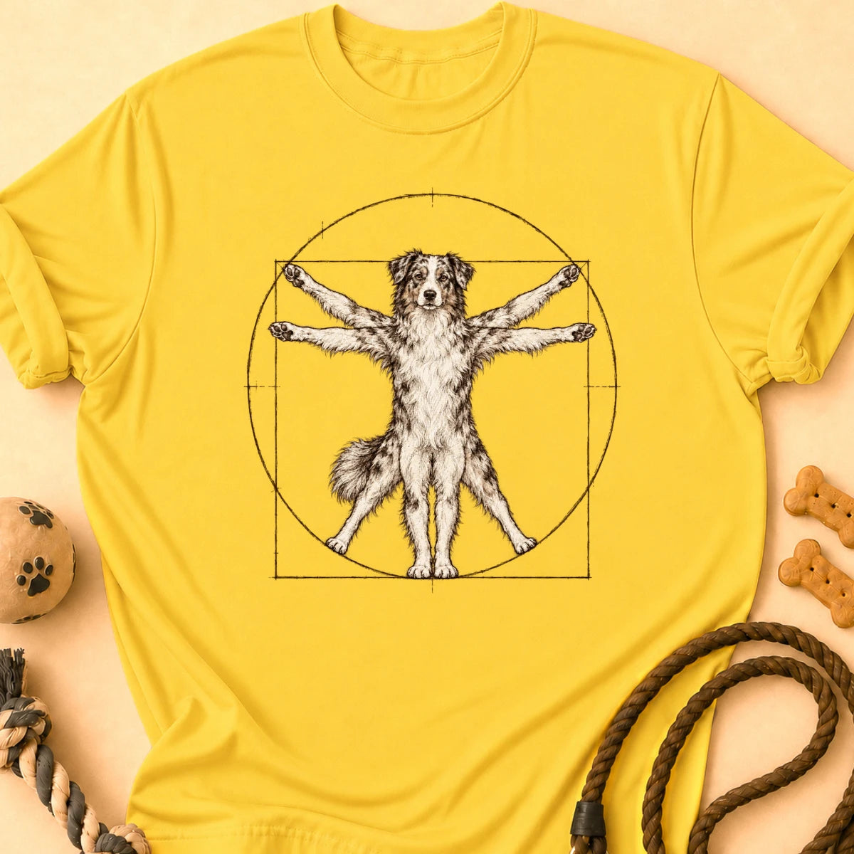 Vitruvian Aussie T-Shirt
