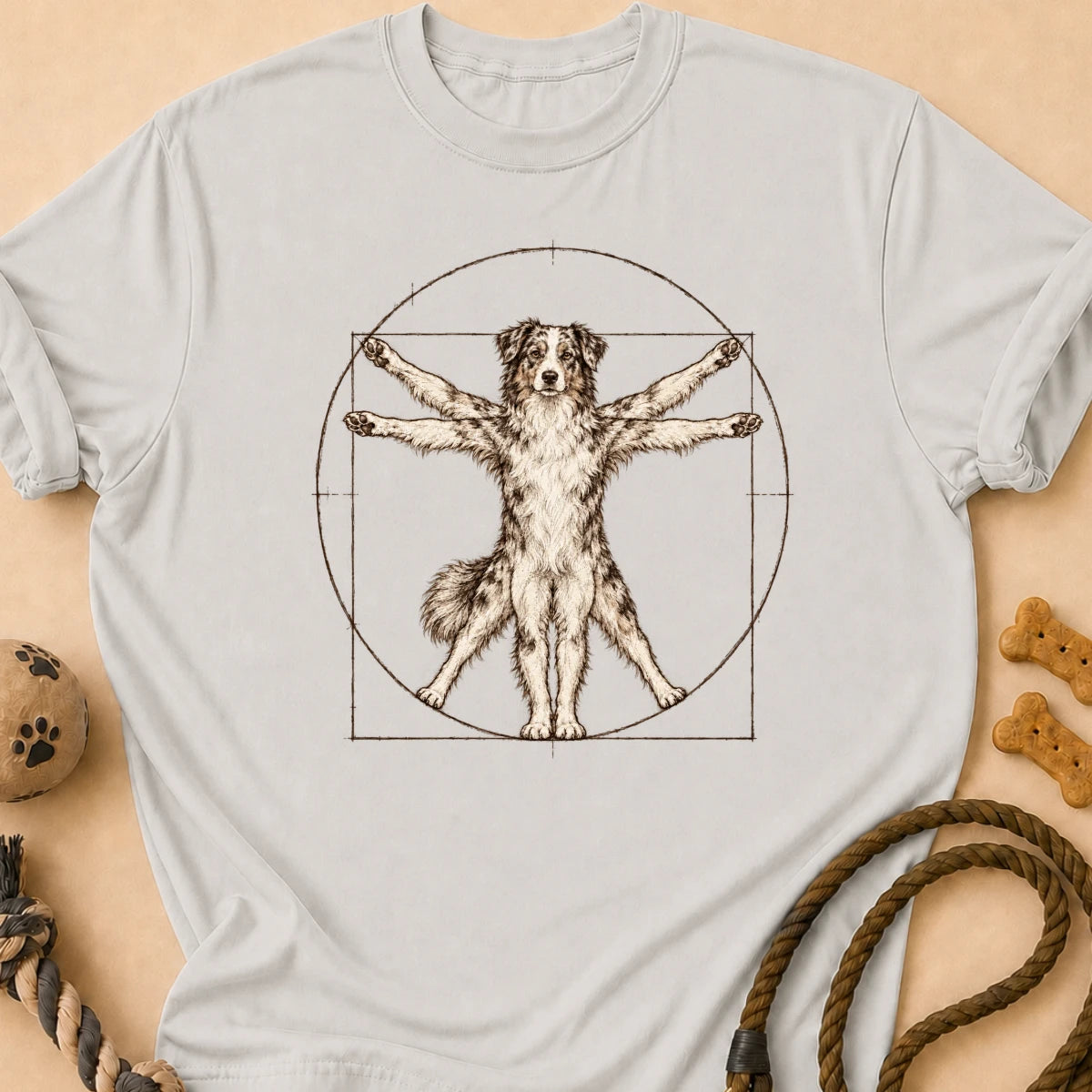 Vitruvian Aussie T-Shirt