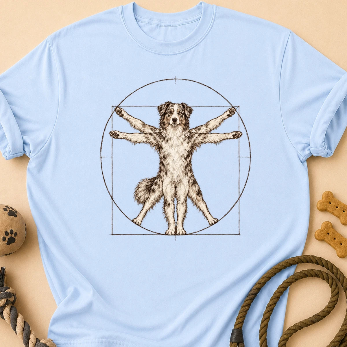 Vitruvian Aussie T-Shirt
