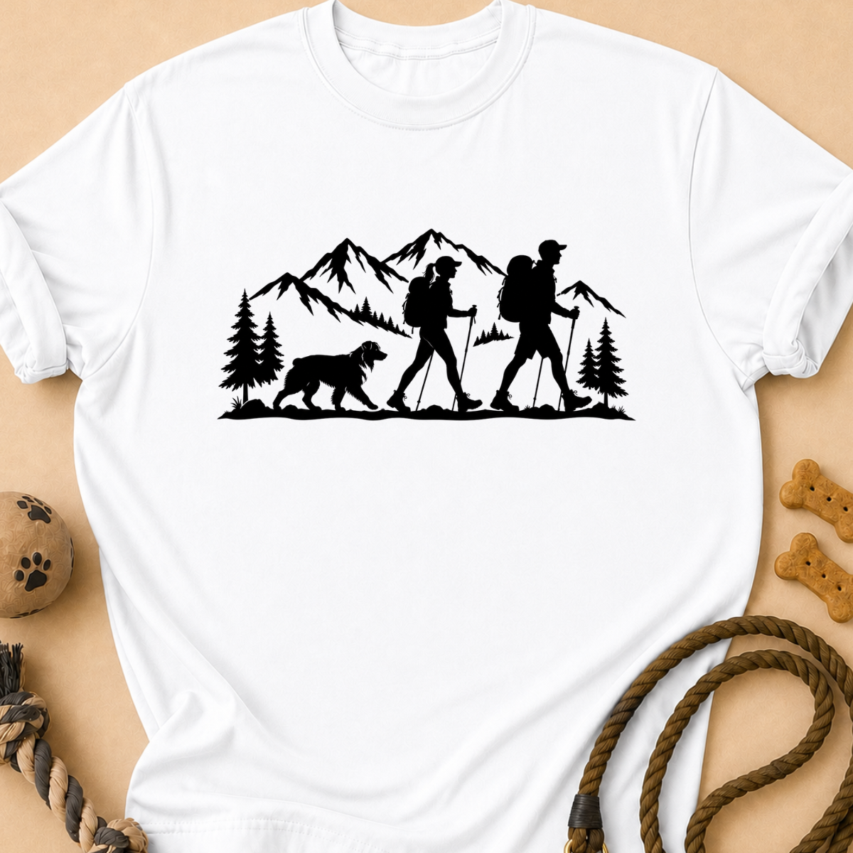 Hiking with Aussie T-Shirt