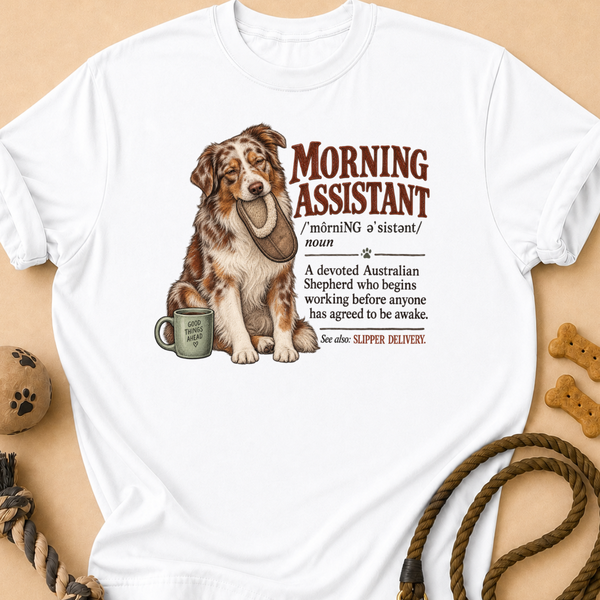 Morning Assistant Aussie T-Shirt