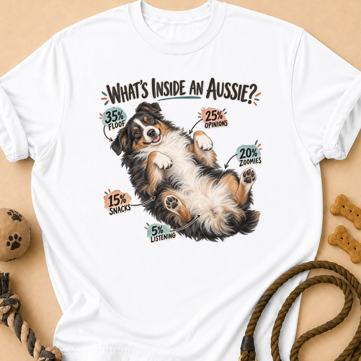Inside an Aussie T-Shirt