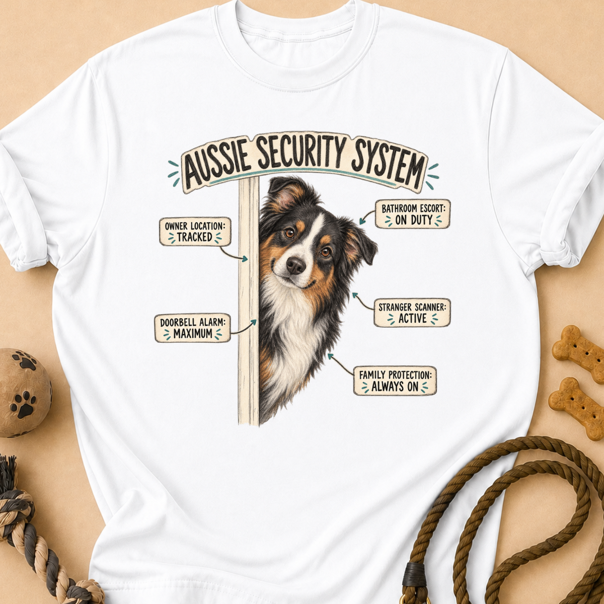 Aussie Security System T-Shirt