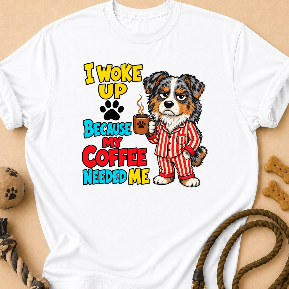Coffee Needed Me Aussie T-Shirt