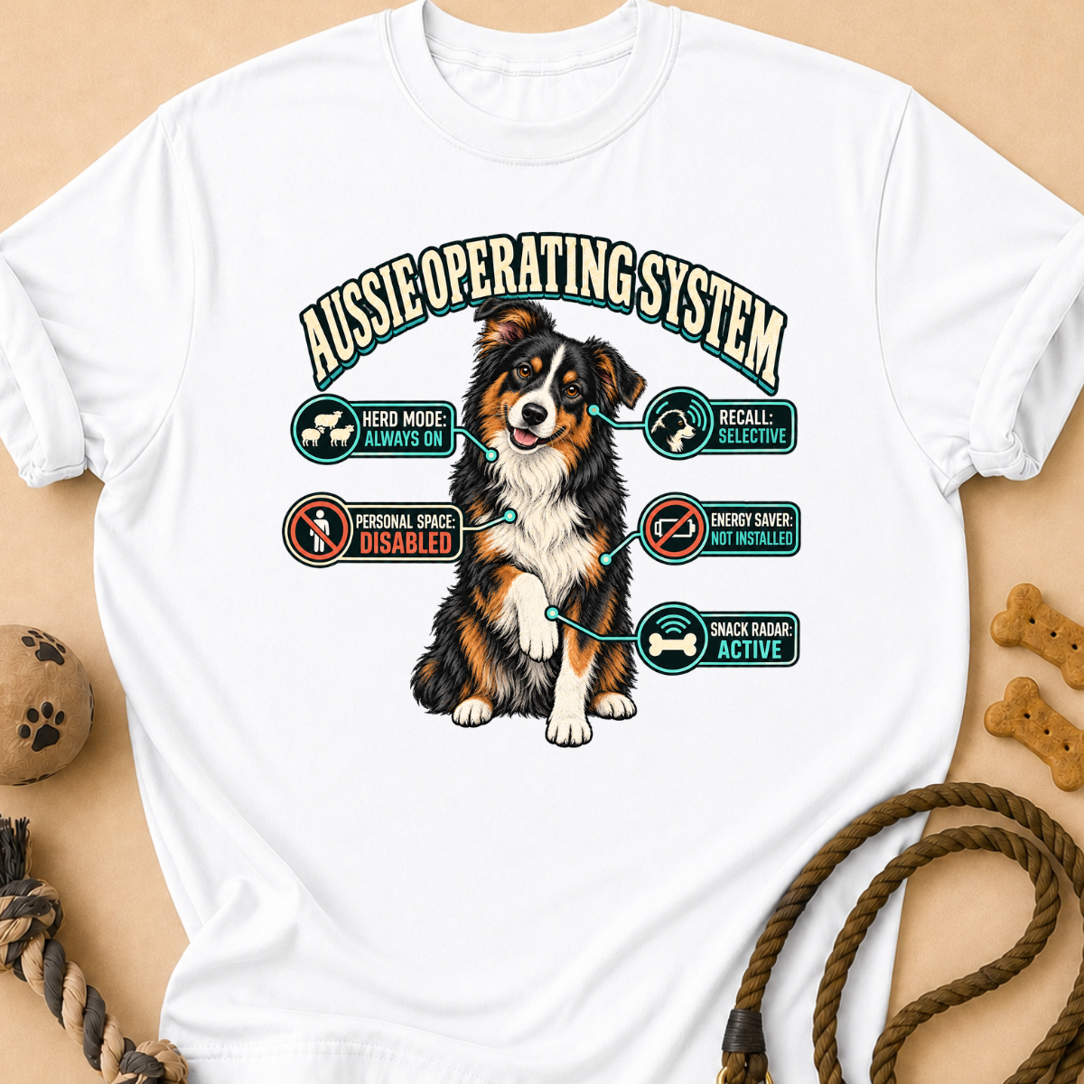 Aussie Operating System T-Shirt