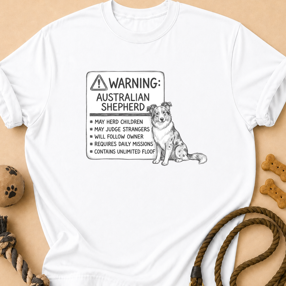 Warning Aussie T-Shirt